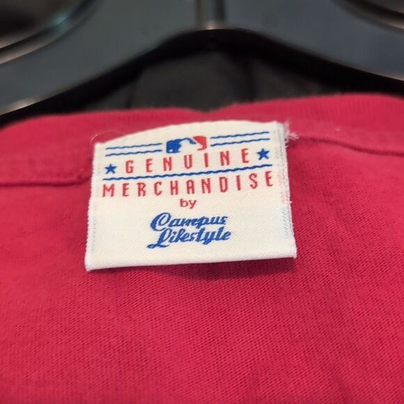 Red with White St Louis Short Sleeve‎ T-shirt Size L - Picture 8 of 9